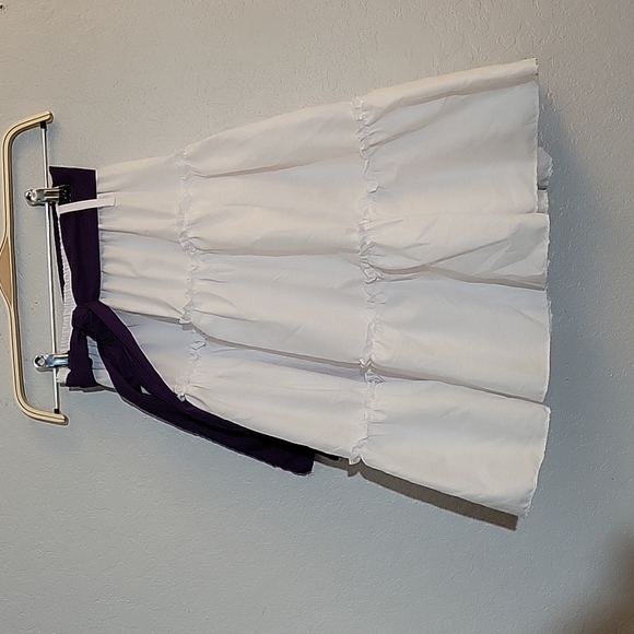 PUERTO RICAN Bomba Cultural Skirt with Purple Sash 6 - Picture 3 of 5